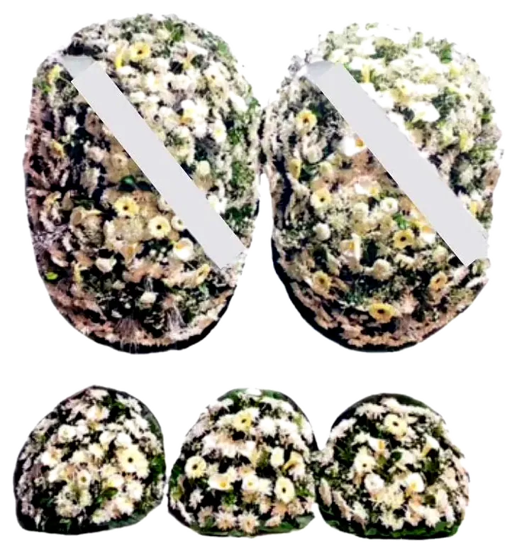 Conjunto Simples Branco (A) para velório — Cemitério da Vila Formosa
